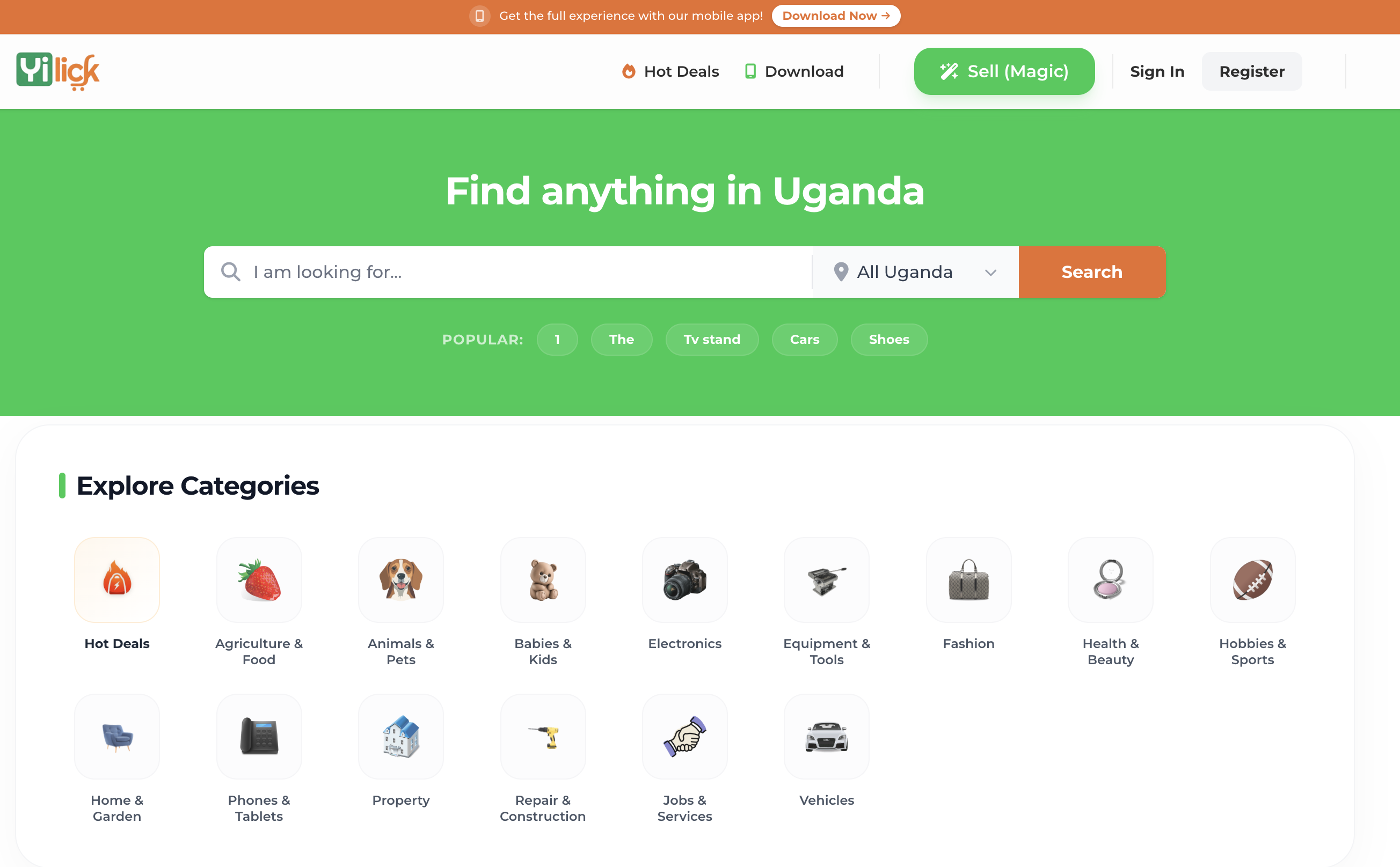 Yilick Pan-African Digital Buyer & Seller Marketplace
